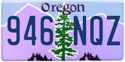 OR license plate 946NQZ