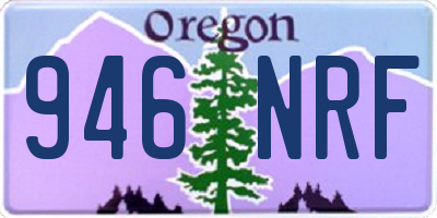 OR license plate 946NRF