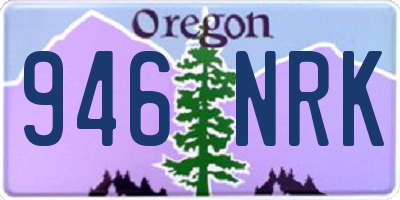 OR license plate 946NRK