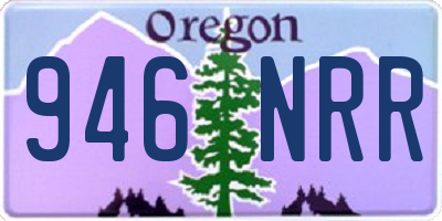 OR license plate 946NRR