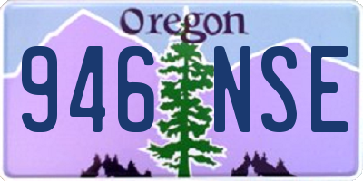 OR license plate 946NSE