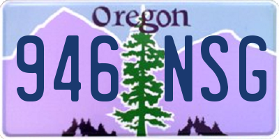 OR license plate 946NSG