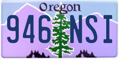 OR license plate 946NSI