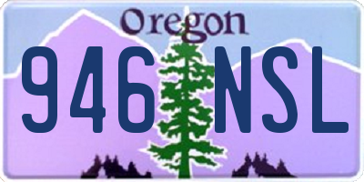 OR license plate 946NSL