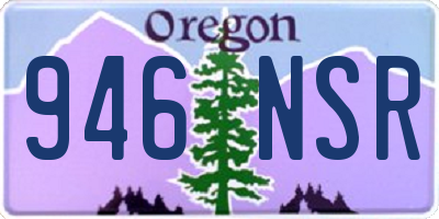 OR license plate 946NSR