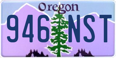 OR license plate 946NST