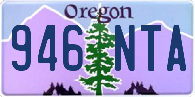 OR license plate 946NTA