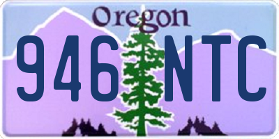 OR license plate 946NTC