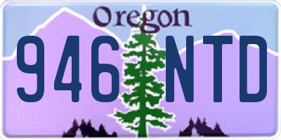 OR license plate 946NTD