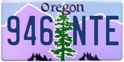 OR license plate 946NTE