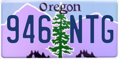 OR license plate 946NTG