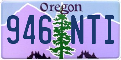 OR license plate 946NTI