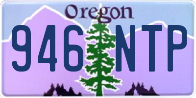 OR license plate 946NTP
