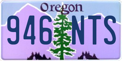 OR license plate 946NTS