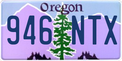 OR license plate 946NTX