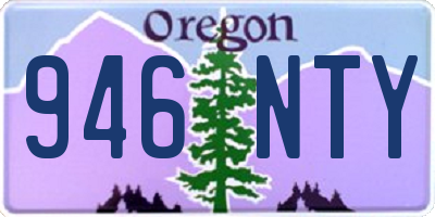 OR license plate 946NTY