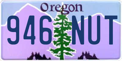 OR license plate 946NUT