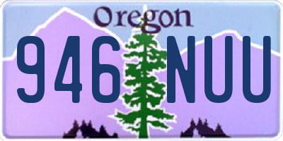 OR license plate 946NUU