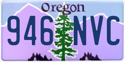 OR license plate 946NVC