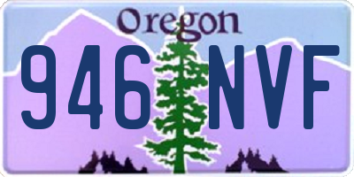 OR license plate 946NVF
