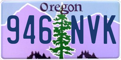 OR license plate 946NVK