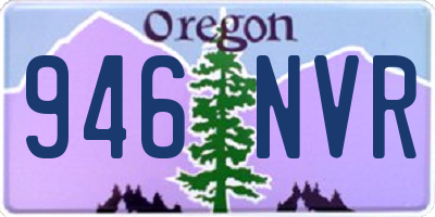 OR license plate 946NVR