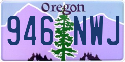 OR license plate 946NWJ
