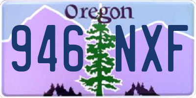 OR license plate 946NXF