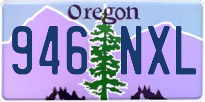 OR license plate 946NXL