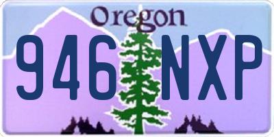 OR license plate 946NXP