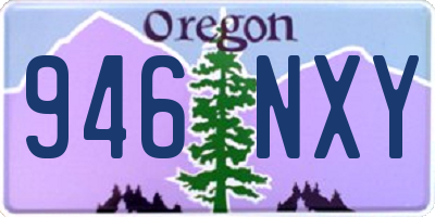 OR license plate 946NXY