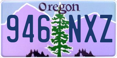OR license plate 946NXZ