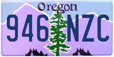 OR license plate 946NZC