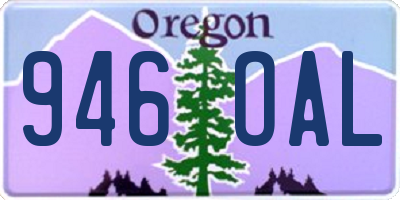 OR license plate 946OAL