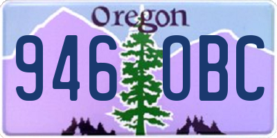 OR license plate 946OBC