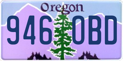 OR license plate 946OBD