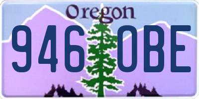 OR license plate 946OBE