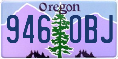OR license plate 946OBJ
