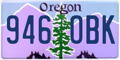 OR license plate 946OBK