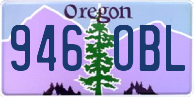 OR license plate 946OBL