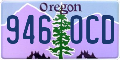 OR license plate 946OCD