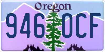 OR license plate 946OCF