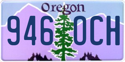 OR license plate 946OCH