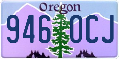 OR license plate 946OCJ