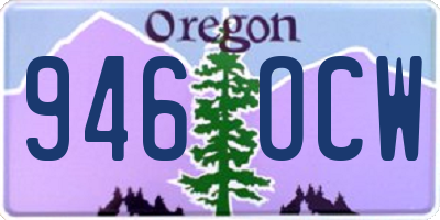OR license plate 946OCW