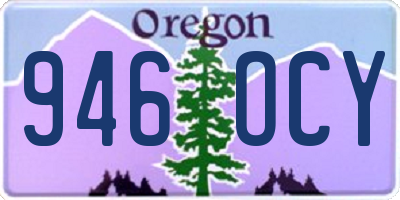 OR license plate 946OCY