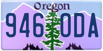 OR license plate 946ODA