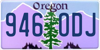 OR license plate 946ODJ