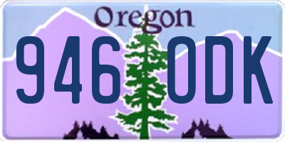 OR license plate 946ODK