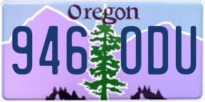 OR license plate 946ODU